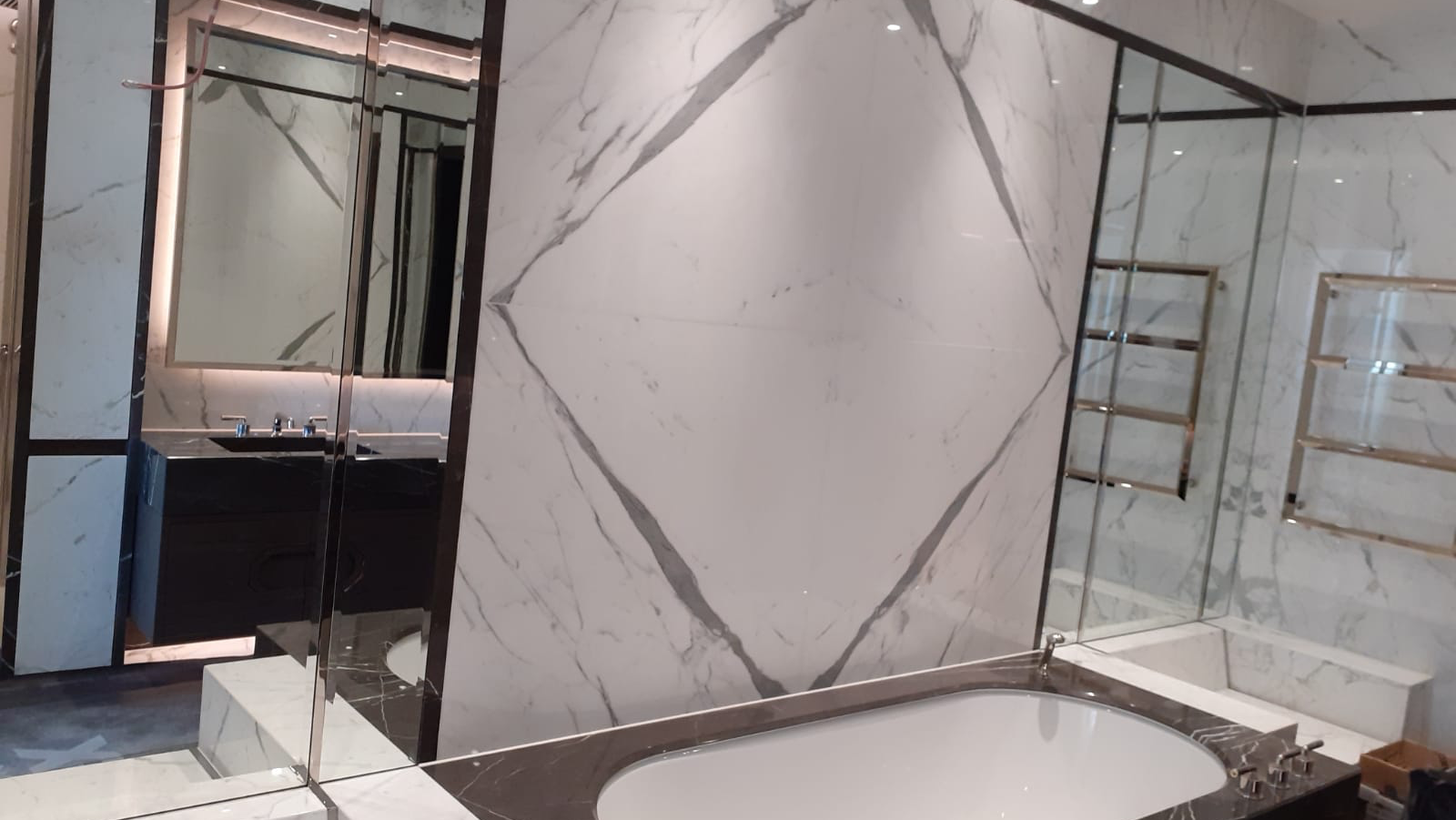 Finished bathroom renovation