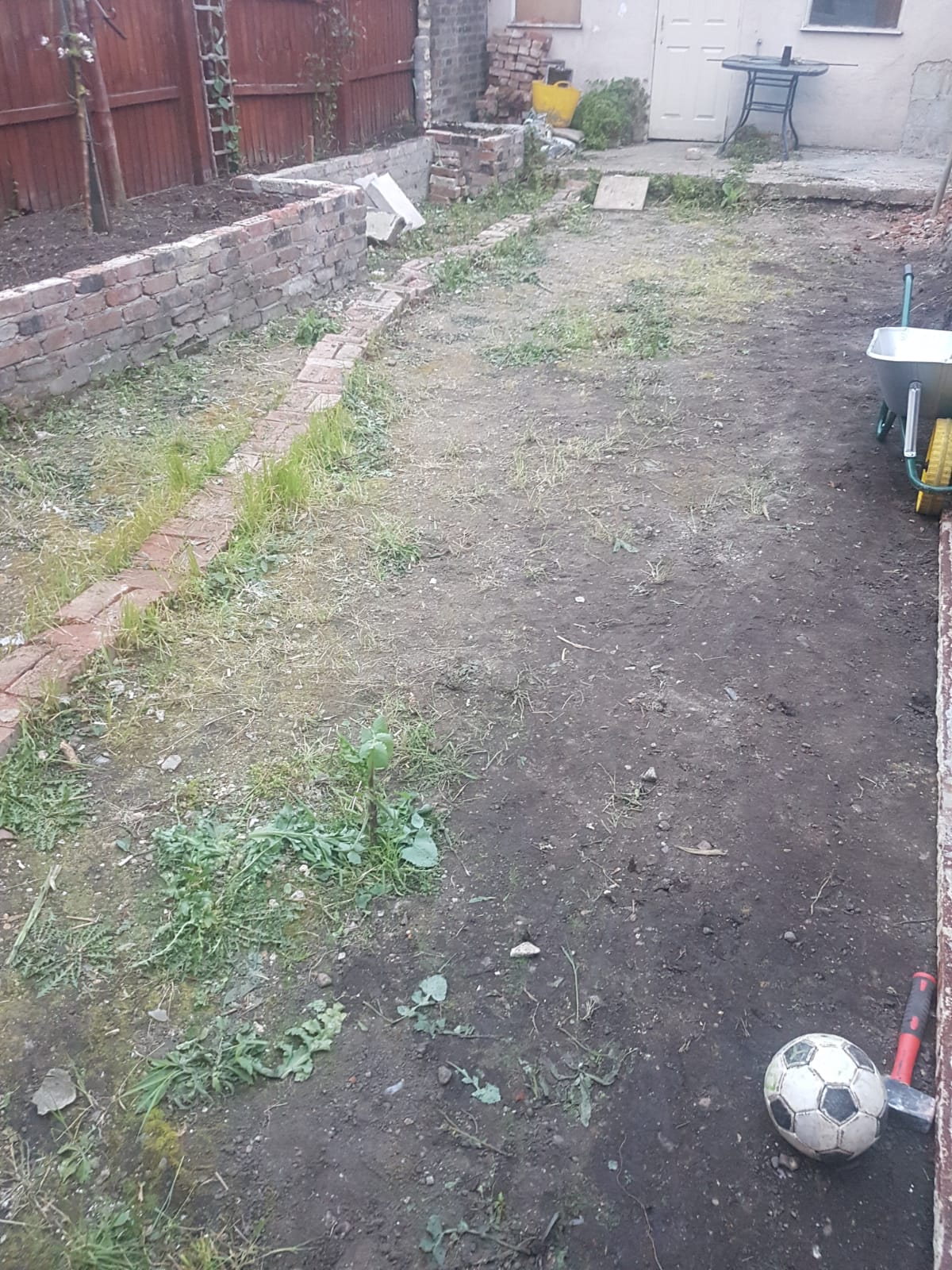 Garden cleaned