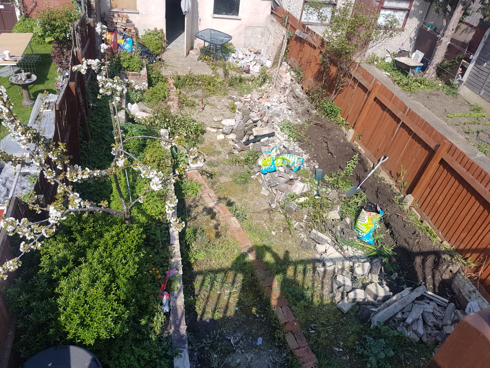 Garden work in progress