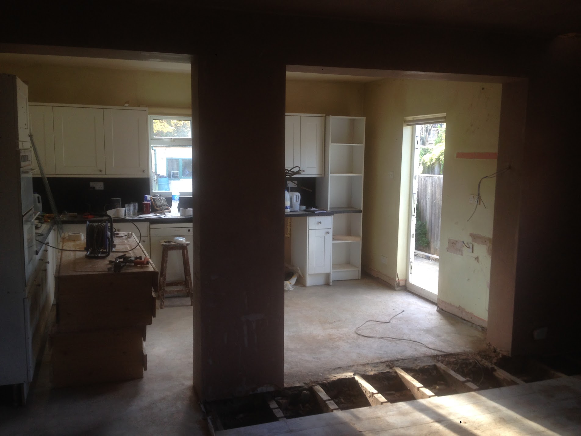 Kitchen in progress