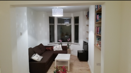 Living room renovation