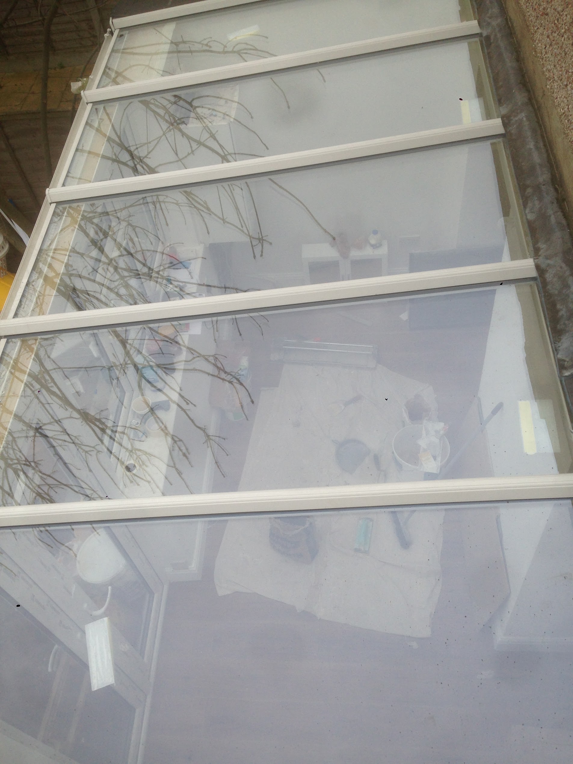 Roof glazing and extension work