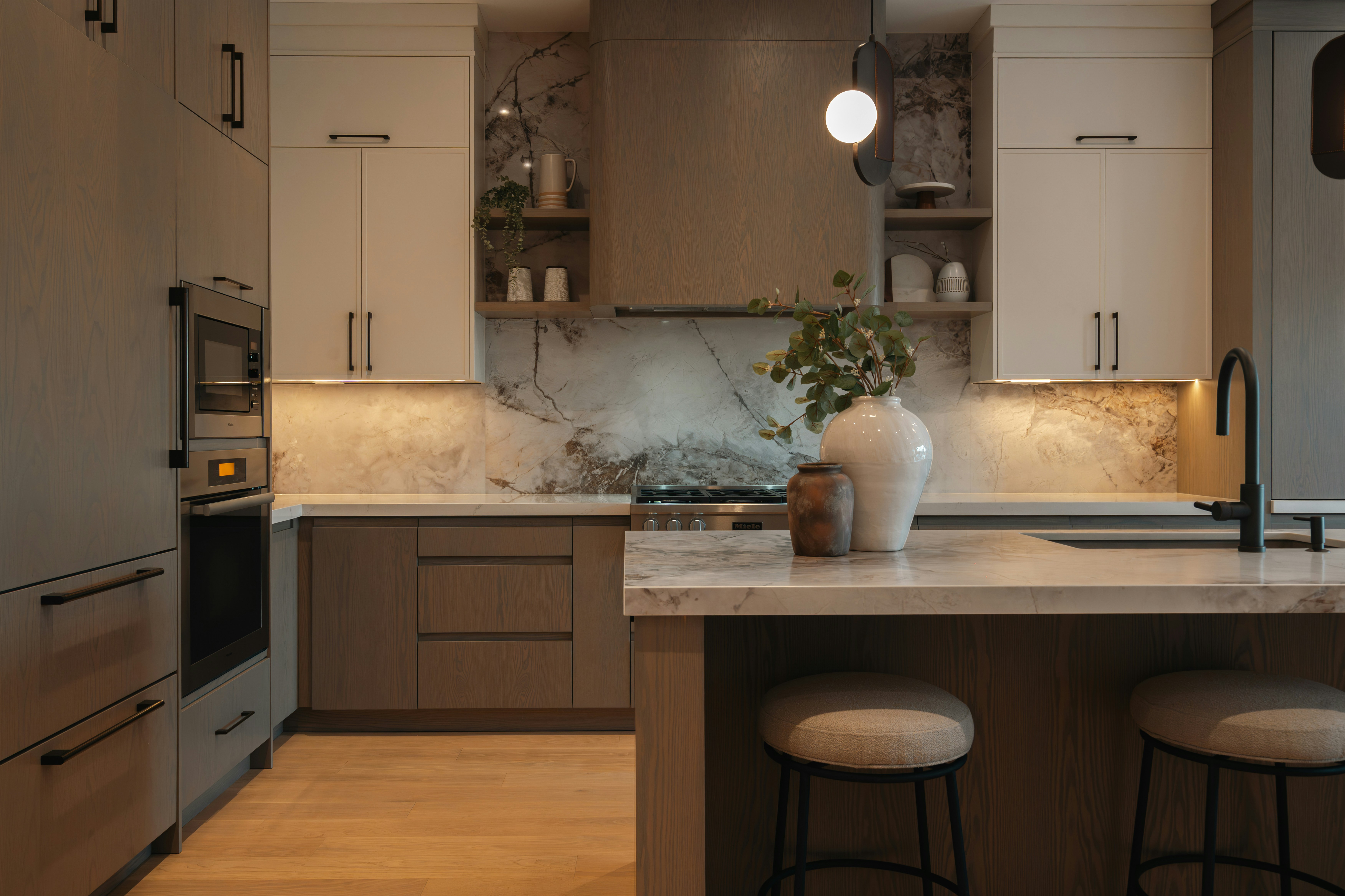 Finished home renovation interior